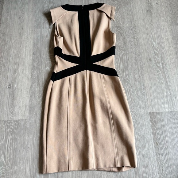 Cream and Black Formal Dress - Picture 3 of 4